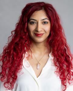 Headshot of Rafia Hussain of Rafia Hussain Productions