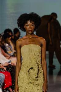 Model on the Runway
