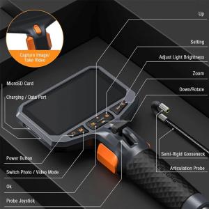 borescope diagram, video borescope, borescope camera, articulating borescope