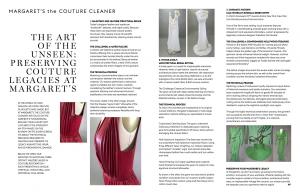 “The Art of the Unseen” in AC Magazine highlights Margaret’s expertise in preserving couture legacies, from Valentino and Viktor & Rolf to a historic Liza Minnelli film costume.