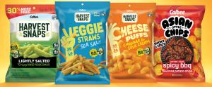 Calbee's established products and new launches for the convenience store shopper