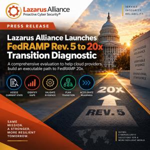 Lazarus Alliance Launches FedRAMP Rev. 5-to-20x Transition Diagnostic
