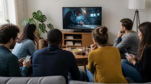 Players are actively exgaged as they participate in a Mystery Enterprises® Automated Murder Mystery Game®
