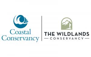 Logos of the State Coastal Conservancy and The Wildlands Conservancy displayed side by side.