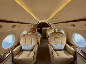 Private Heavy Jet interior