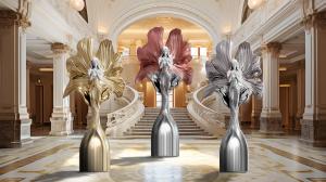 2027 French Design Awards Statuettes - Platinum, Gold and Silver