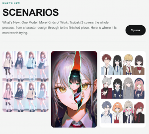Tsubaki.3 covers the whole process, from character design through to the finished piece