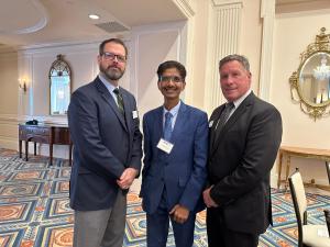 Hiten Bhuta with fellow attendees at the ACIR U.S.–China Relations Luncheon at Capital City Club in Atlanta, Georgia.