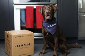 DASH Dog Food Box and Dog