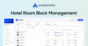 Accelevents - Hotel Room Block Management Release