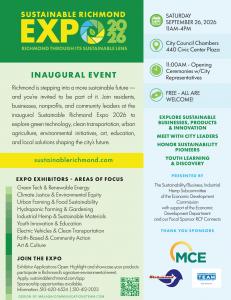 Sustainable Richmond Flyer 2026