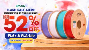 eSUN Adds PLA+ and PLA-Lite to 24th Anniversary Campaign on Amazon UK