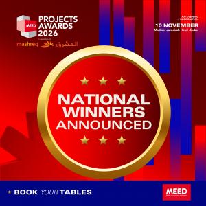 MEED Projects Awards 2026 in association with Mashreq National Winners Announced