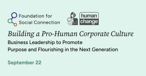 Building a Pro-Human Corporate Culture Event Banner