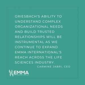 A quote from EMMA CEO, Carmine Jabri.