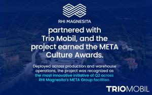 Trio Mobil's Fleet-Wide Forklift Safety Project with RHI Magnesita Receives META Culture Award