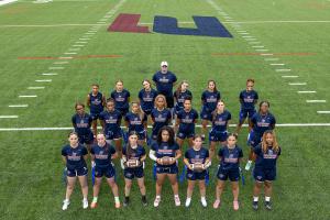 Flag football team photo