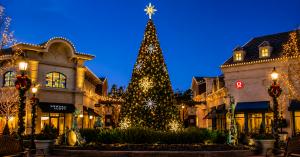 Commercial Christmas Tree in Public Shopping Center