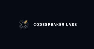 Codebreaker Labs logo: a circular dial of tick marks crossed by a gold spoke, beside the words "Codebreaker Labs" in white on a dark navy background.