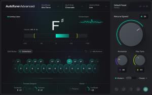 This image is the full UI of the AutoTune Advanced plugin that shows all the features and controls