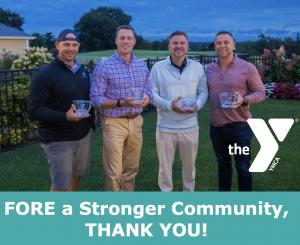 This photo shows Gregory Guenther of GRANTvest Financial Group and Richie Lomurro of Lomurro Law at the YMCA of the Jersey Shore Annual Charity Outting  in Middletown, NJ
