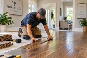 Summerville hardwood floor installation