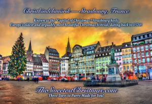 Participate in Recruiting for Good to Celebrate Your Faith, Experience The Sweetest Christmas and Party for 3 Days in Strasbourg, France www.TheSweetestChristmas.com Made Just for You!