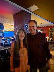 Claude Carmichael with Debi Champion  [Photo (C) Pamela Lewis]