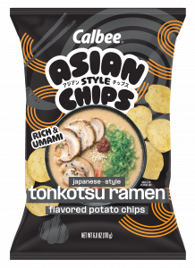 Calbee America Asian Style Chips new Tonkotsu Ramen flavor