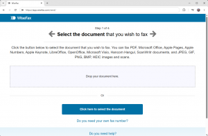 With WiseFax, you can send almost all types of documents.