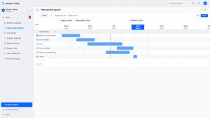 Pinateca Gantt chart board