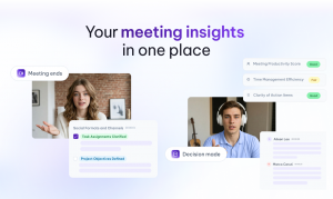 MeetGeek captures meeting insights