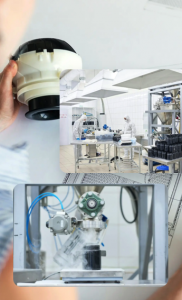 High-speed automated supplement bottling and encapsulation machinery in Vox Nutrition's cGMP manufacturing cleanroom