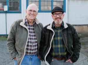 Eric Moss and his father