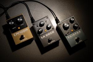 Images shows all three Series A pedals from above
