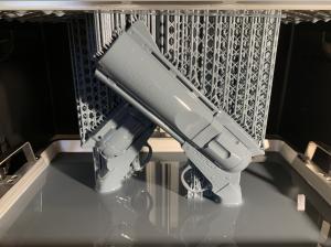 3D printing a master part of the Quick and Crash controller
