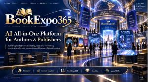 BookExpo365 AI-powered Virtual Book Booth featuring AI Digital Twin, AI Matchmaking and Smart Recommendations.