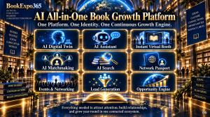 BookExpo365 combines AI-powered author engagement, discovery, matchmaking, networking and opportunity generation in one year-round book growth ecosystem.