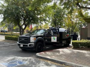 Los Angeles Grease Co. service truck for restaurant grease management
