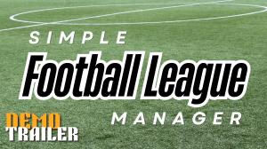 Simple Football League Manager Demo Trailer Logo