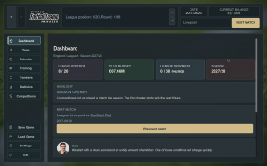 Sim ple Football League Manager Dashboard