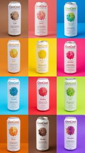 CocoCoast coconut water range featuring pure, flavored and sparkling coconut water products.