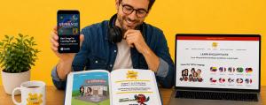 Programa Learn English Fast® con audiolibros bilingües y música