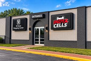 Indycells phone buyer storefront in Indianapolis, Indiana