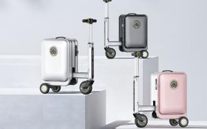 Airwheel luxury smart rideable suitcase, 20-inch portable electric cabin suitcase for business and holiday travel