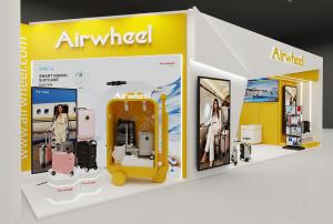 Airwheel Smart Rideable Suitcase in Physical Retail Store