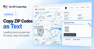 USZIPcodemap.com new feature