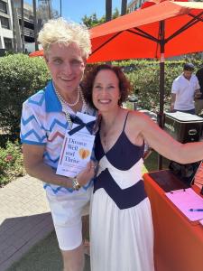 Patrik Simpson with Liz Goll Lerner