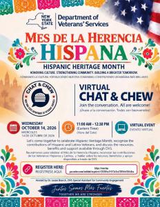 DVS Hispanic Heritage Month Flyer