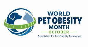 World Pet Obesity Month 2026 graphic from the Association for Pet Obesity Prevention promoting body condition awareness, communication, and pet obesity resources.